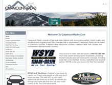 Tablet Screenshot of catamountradio.com